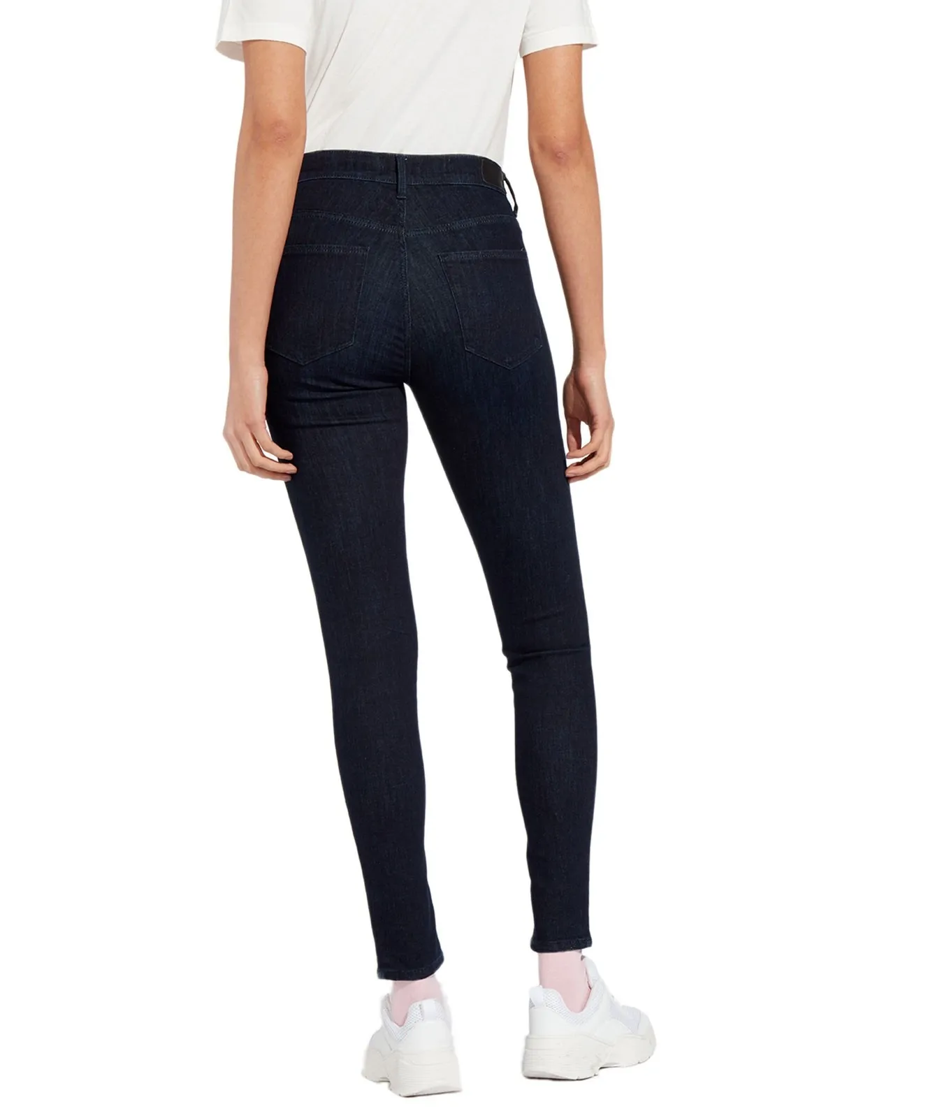 Damen Jeans High Rise Skinny von Wrangler in Blue Black