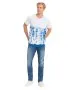 Herren Jeans Damien von Cross in Mid Blue