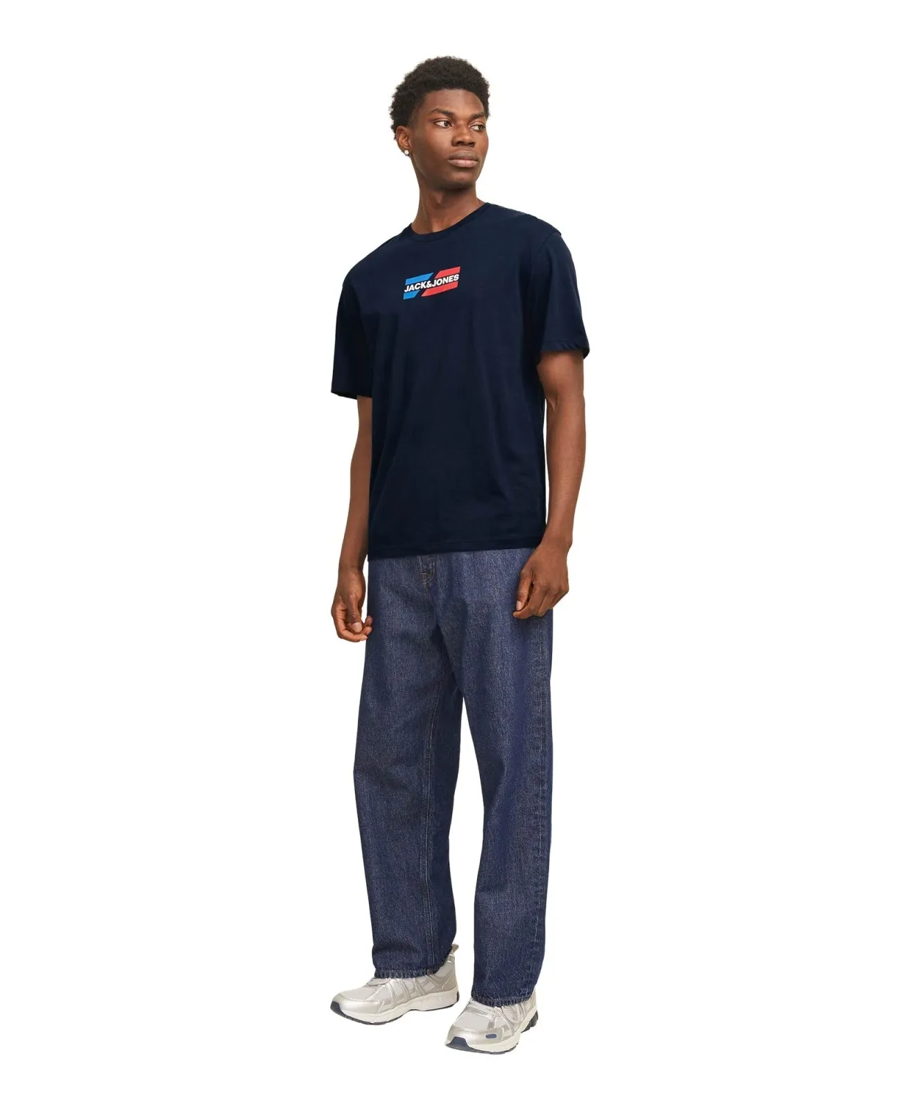 Herren Shirt Graphic Tee von Jack & Jones in Sky Captian