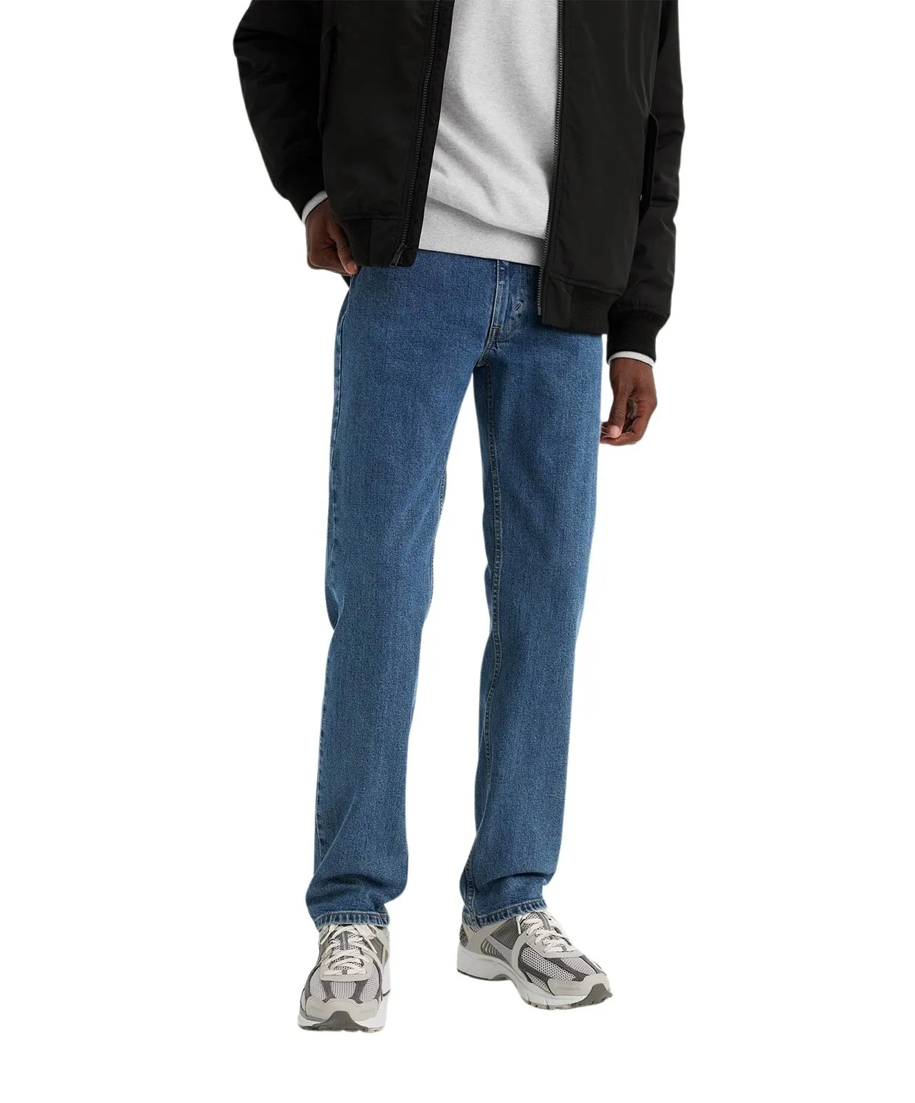 Herren Jeans 514 Straight von Levis in Stonewash Stretch