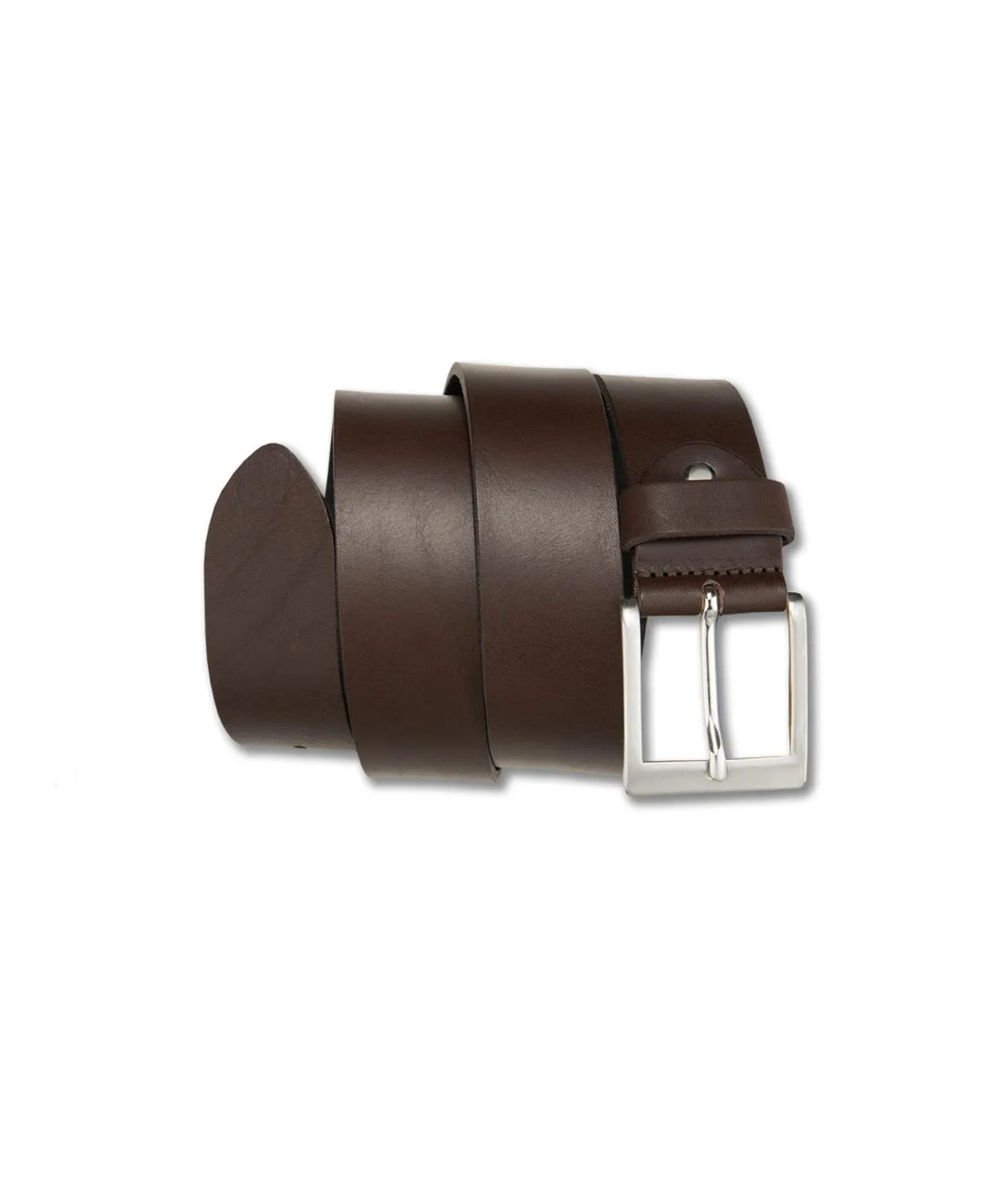 Herren Gürtel 401410 - 4cm Walkledergürtel von Bernd Götz in Dunkelbraun