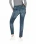 Damen Jeans Montana Chino von MAC in Green Destroyed Wash