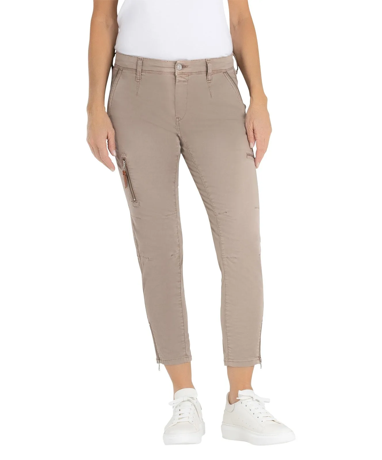 Damen Hose Rich Cargo von MAC in Oxide Brown