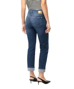 MAC Straight Jeans Sue Relax in Mittelblau