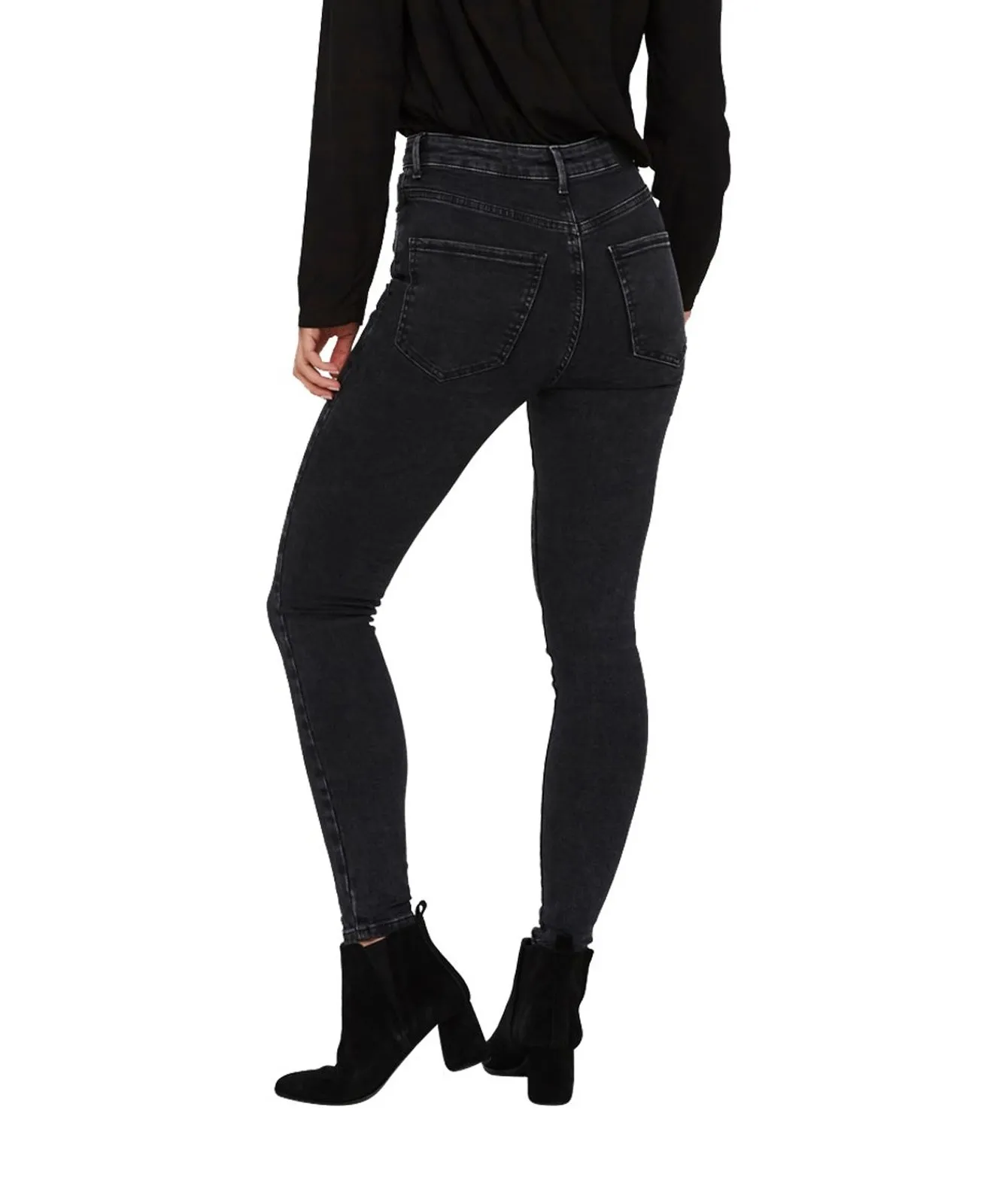 Damen Jeans Sophia von Vero Moda in Dark Grey