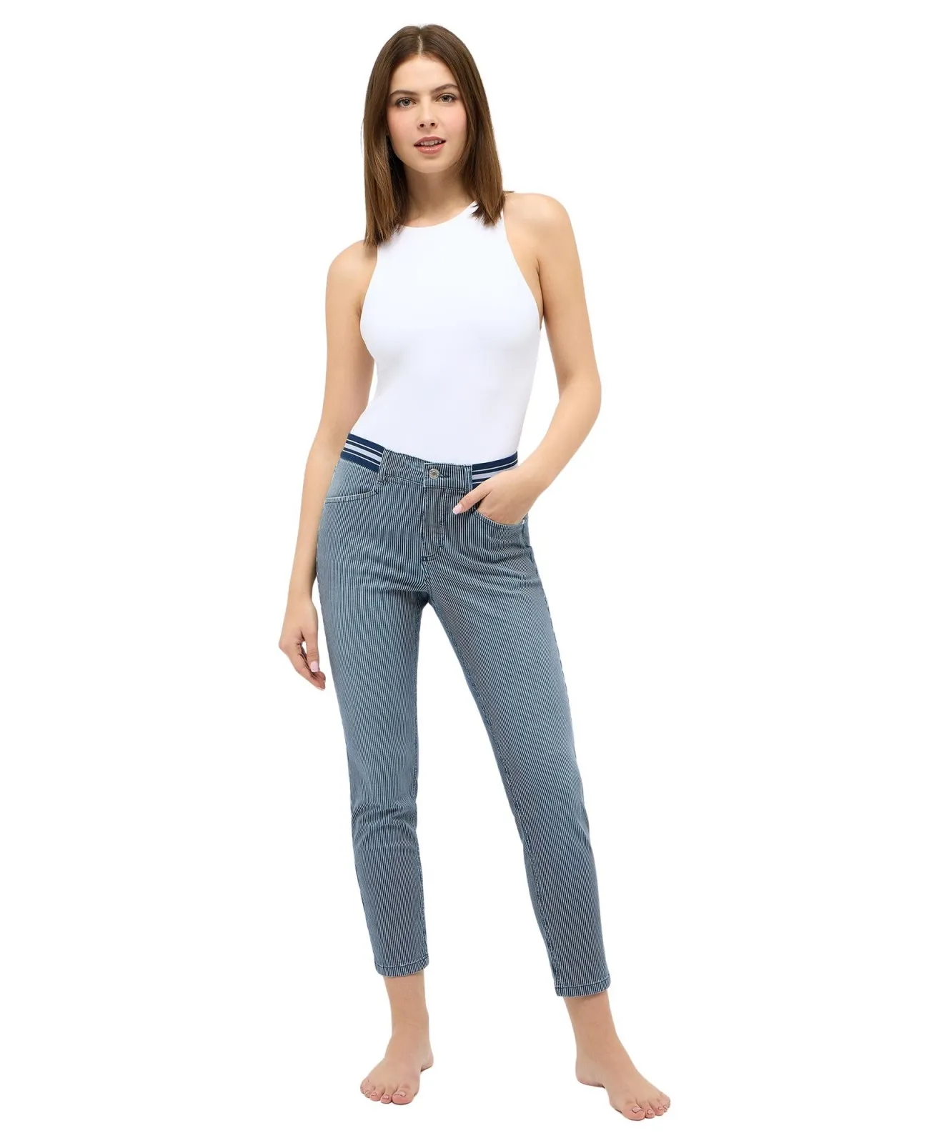 Damen Jeans Ornella Sporty von Angels in Blue Used