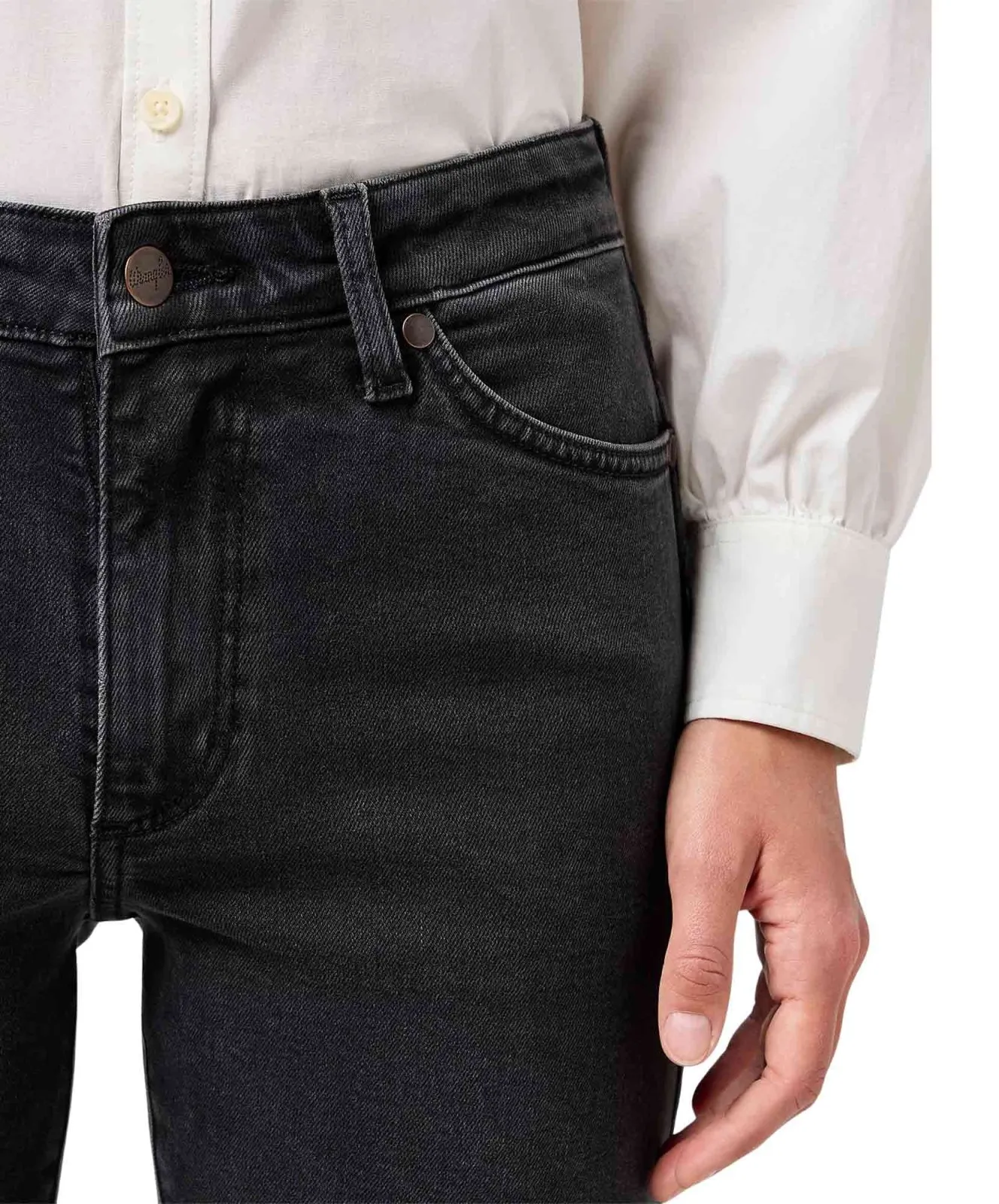 Damen Jeans Sienna von Wrangler in Sultry Blackout