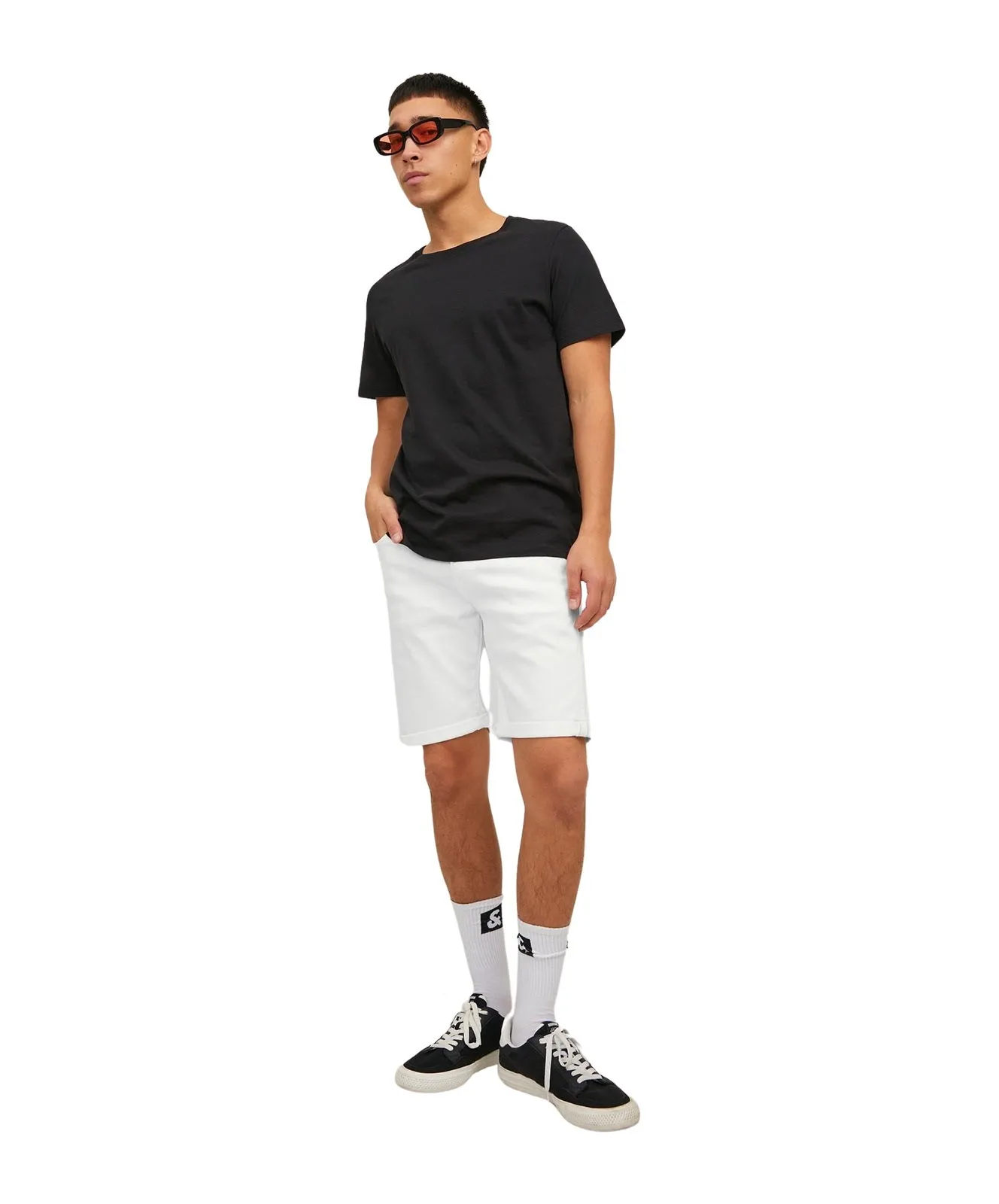 Herren Jeans Rick Icon Ama von Jack & Jones in Bright White