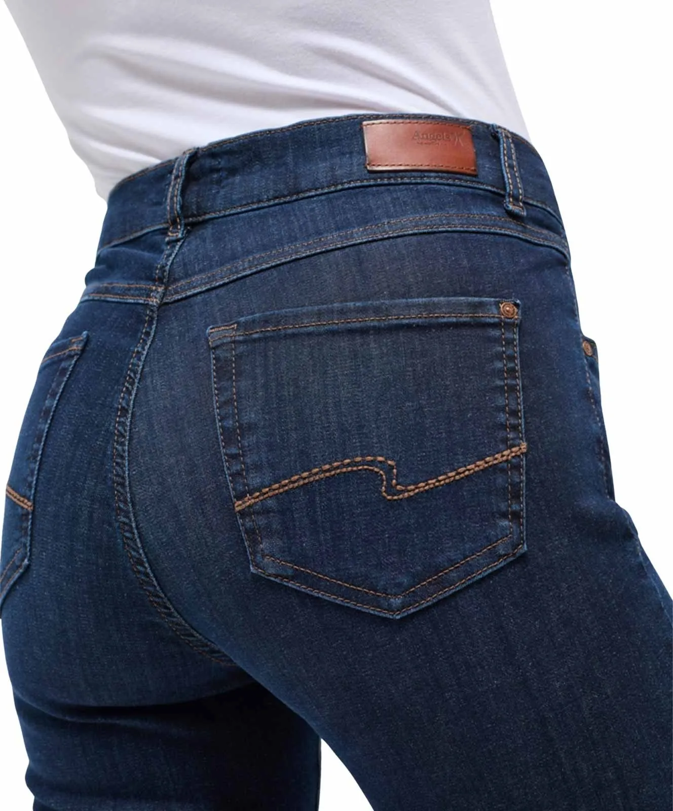 Damen Jeans Skinny  von Angels in Dark Indigo Used