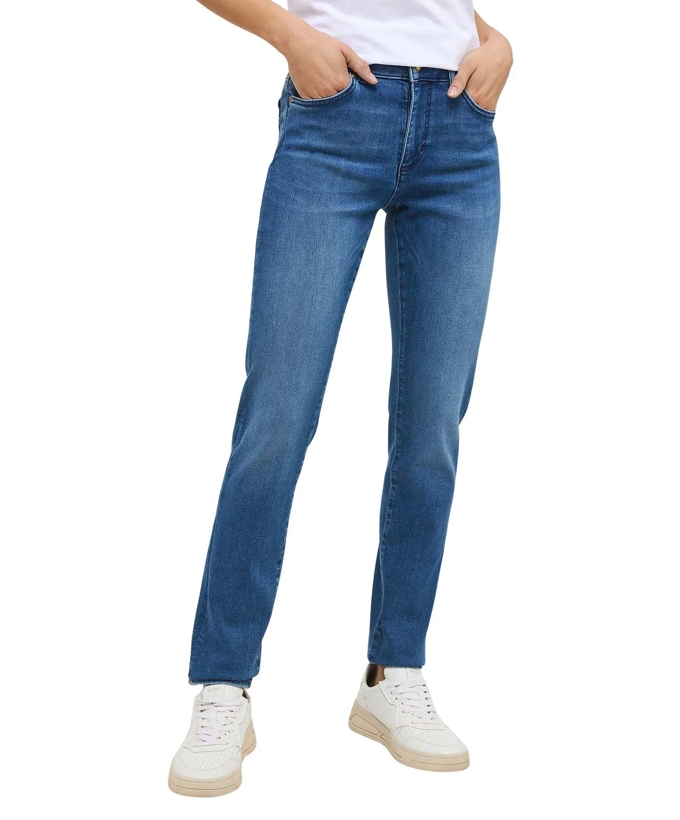 Damen Jeans Crosby Relaxed Slim von Mustang in Blauton