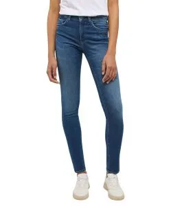 Mustang Shelby Jeans Slim Fit in hellerem Used-Effekt