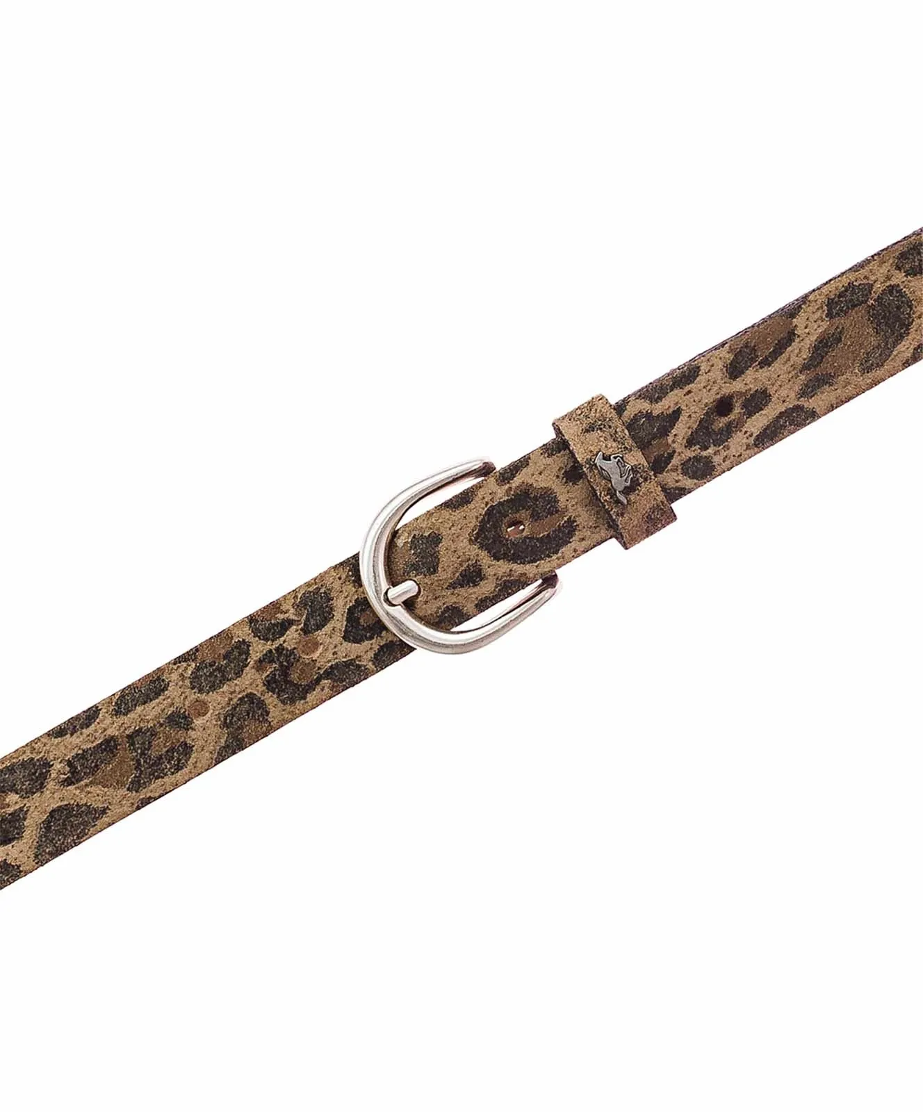 Damen Gürtel 25 mm Gürtel von Mustang in Taupe-Dunkelbraun