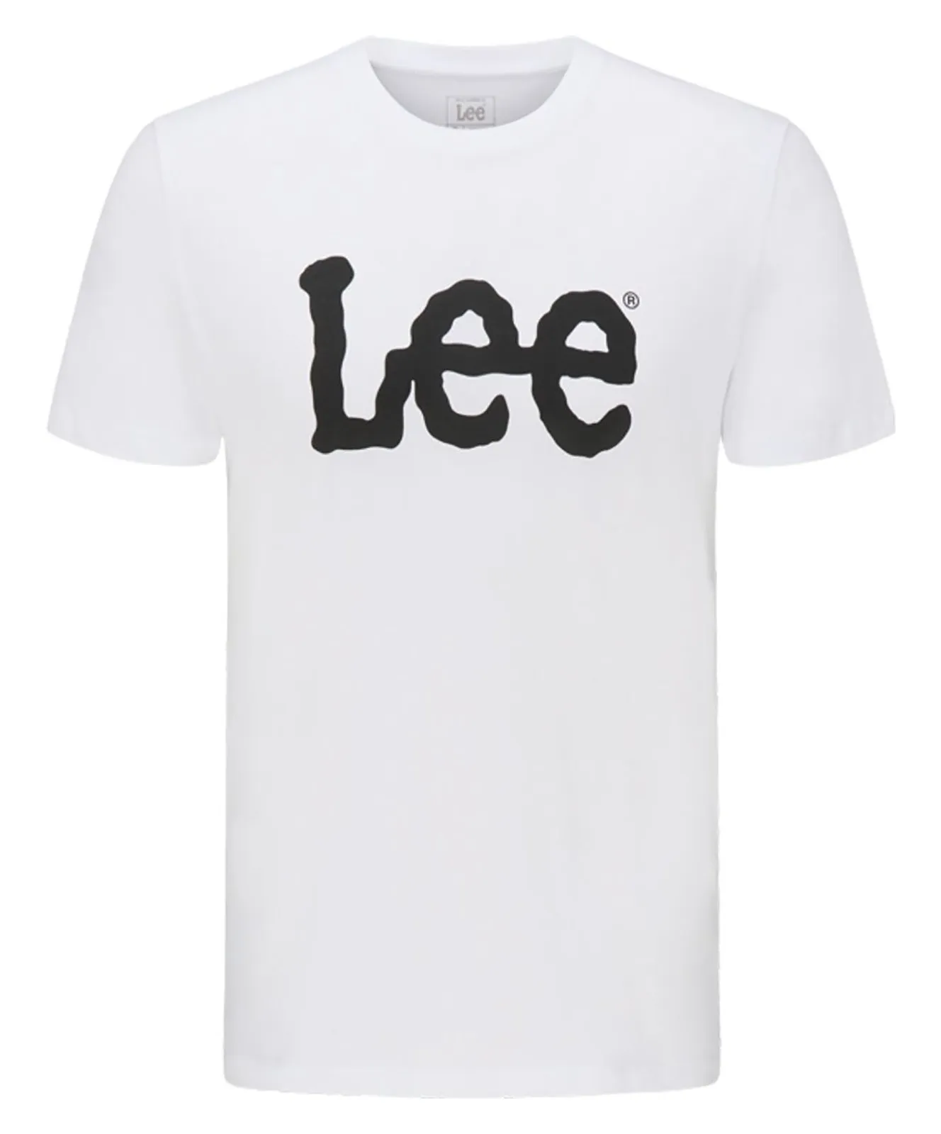 Herren Shirt Wobbly Logo Tee von Lee in White