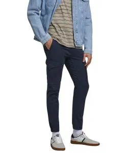 Jack & Jones Carghose Paul Flake in Marineblau