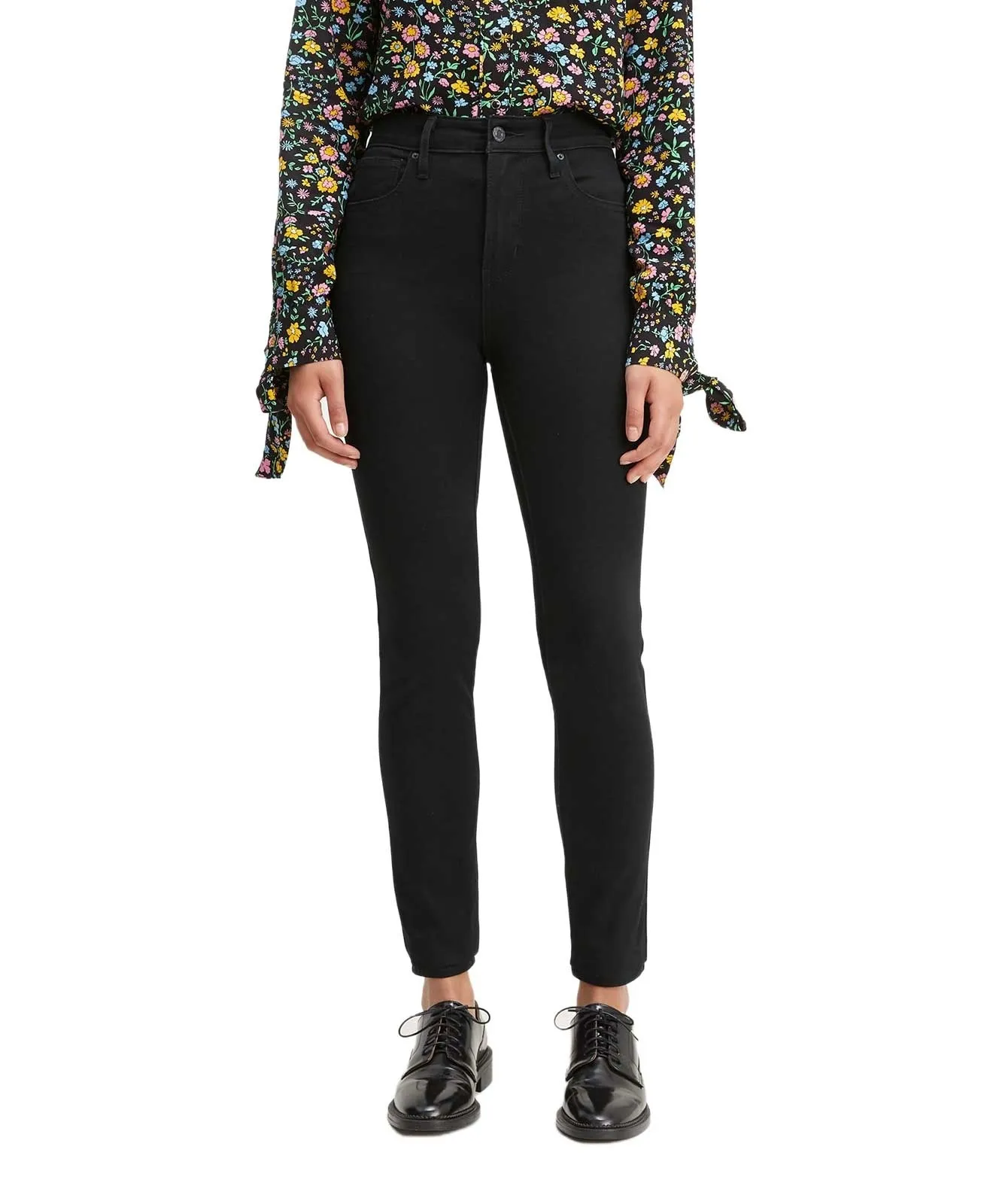 Damen Jeans 721 High Rise Skinny von Levis in Long Shot