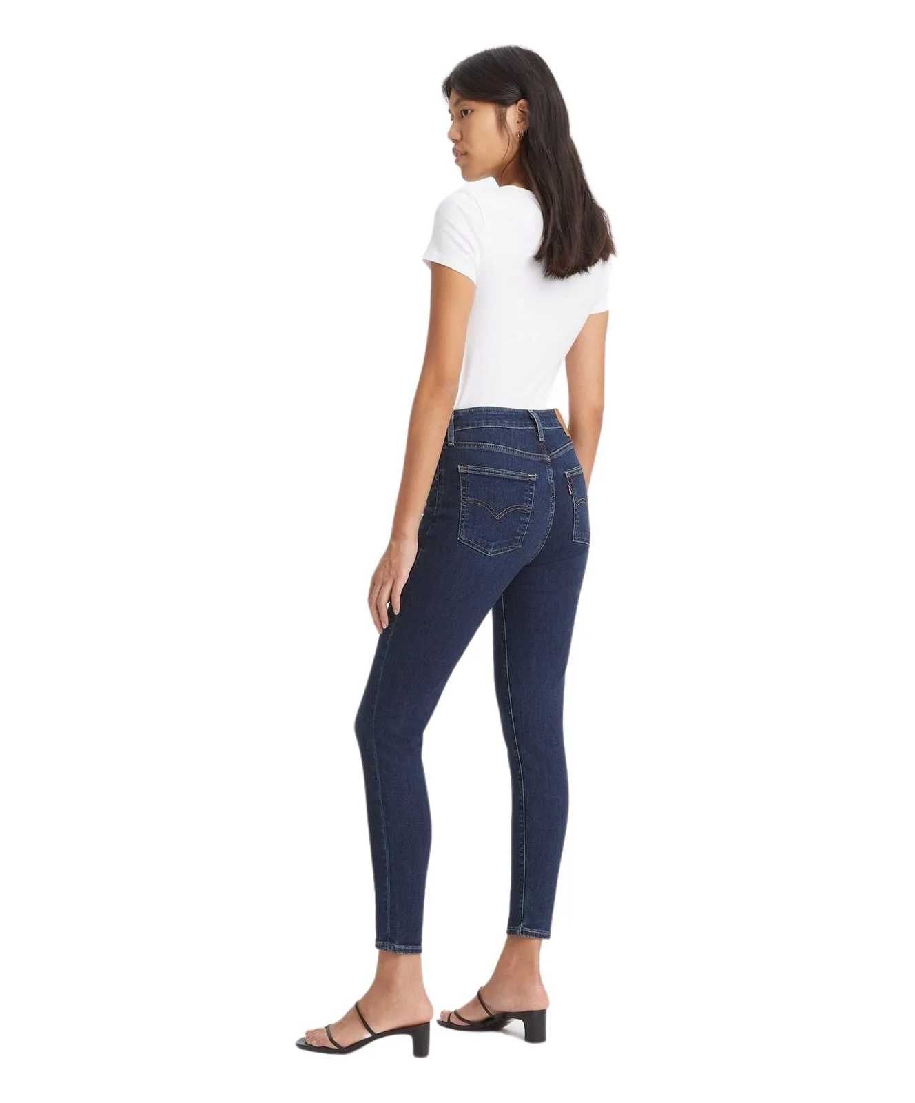 Damen Jeans 721 High-Rise Skinny von Levis in Blue Swell