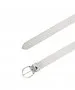 Damen Gürtel 25mm Ledergürtel mit Schließe von Mustang in White