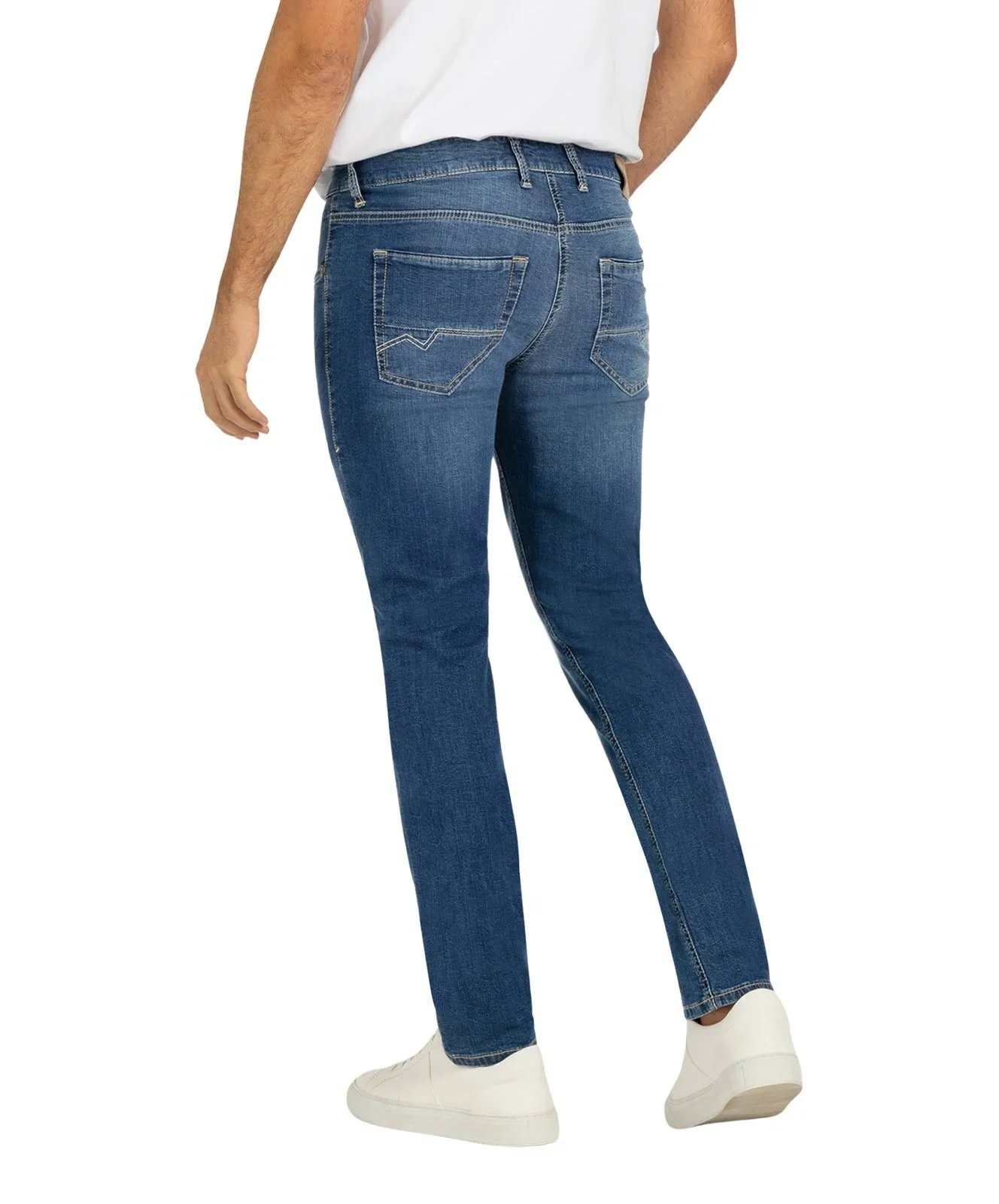Herren Jeans Arne Pipe von MAC in Deep Blue Authentic Wash