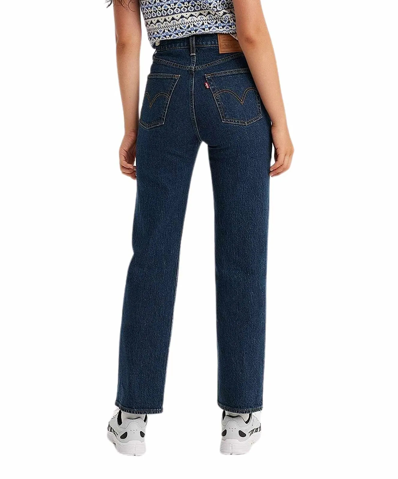 Damen Jeans Ribcage Straight Ankle von Levis in Salsa Dark Stone