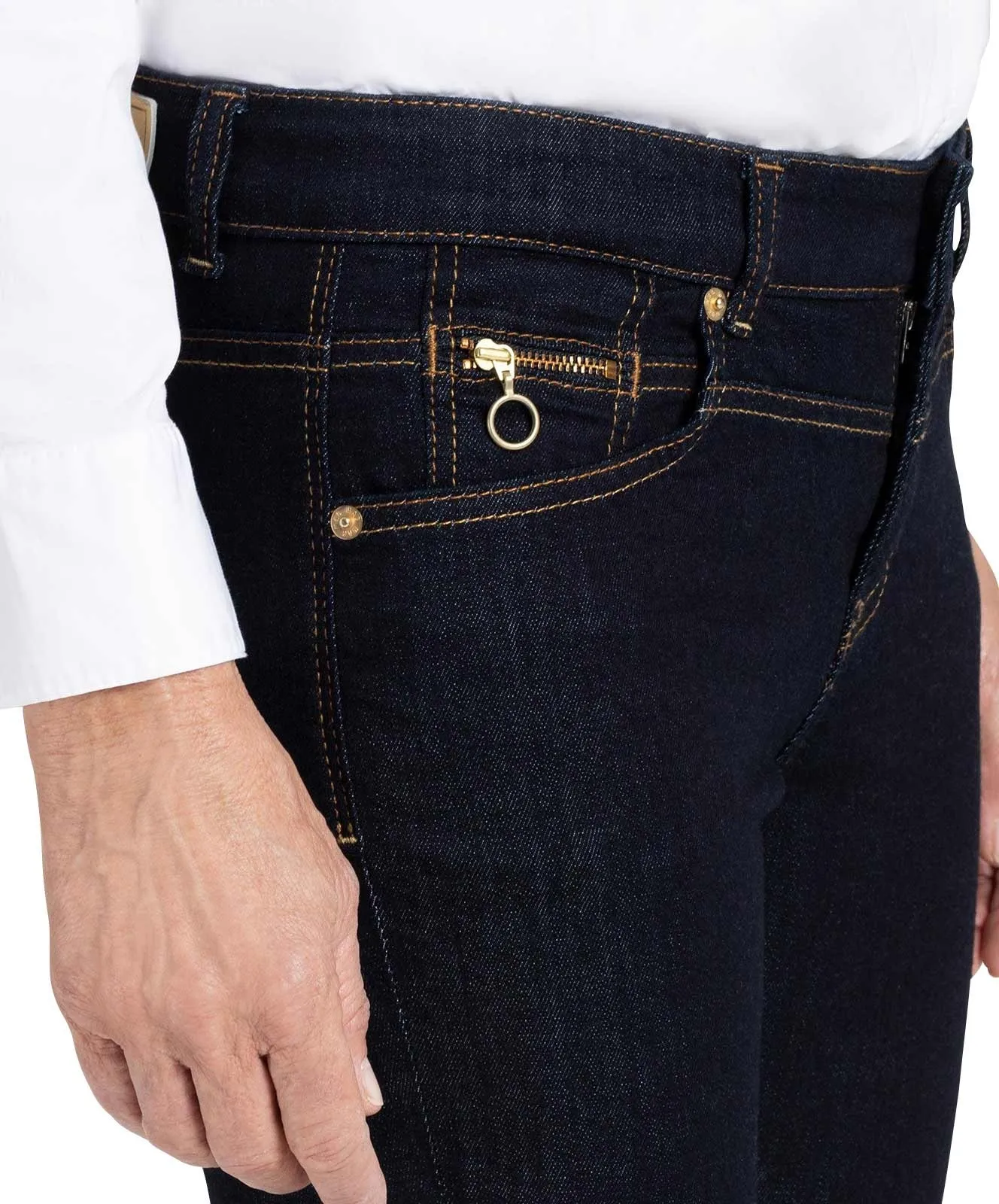 Damen Jeans Rich Slim Chic von MAC in Fashion Rinsed