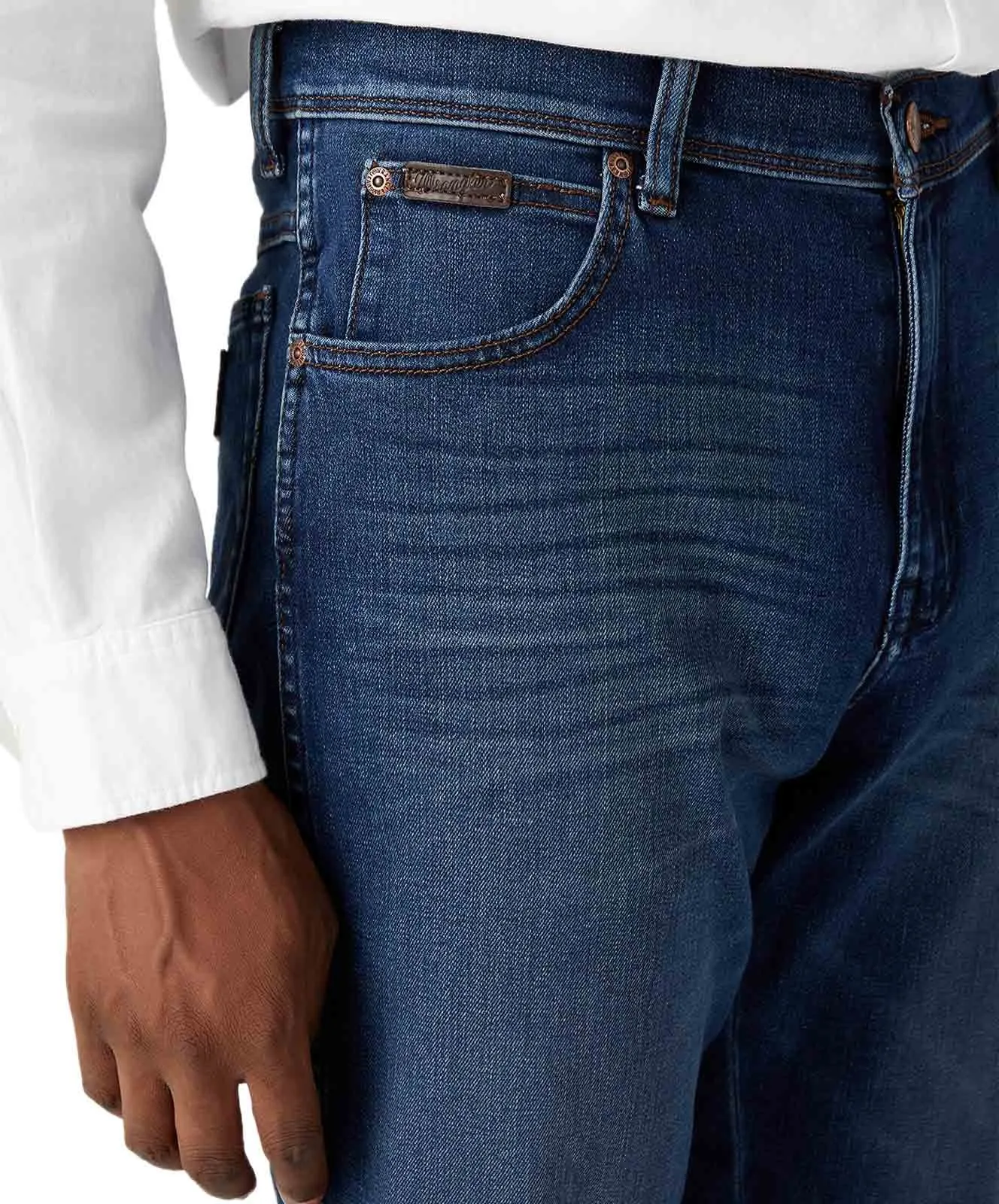 Herren Jeans Texas Slim von Wrangler in Silkyway