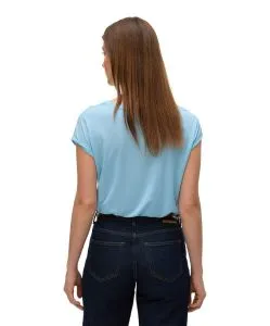 Vero Moda T-Shirt AVA mit Rundhals in Himmelblau
