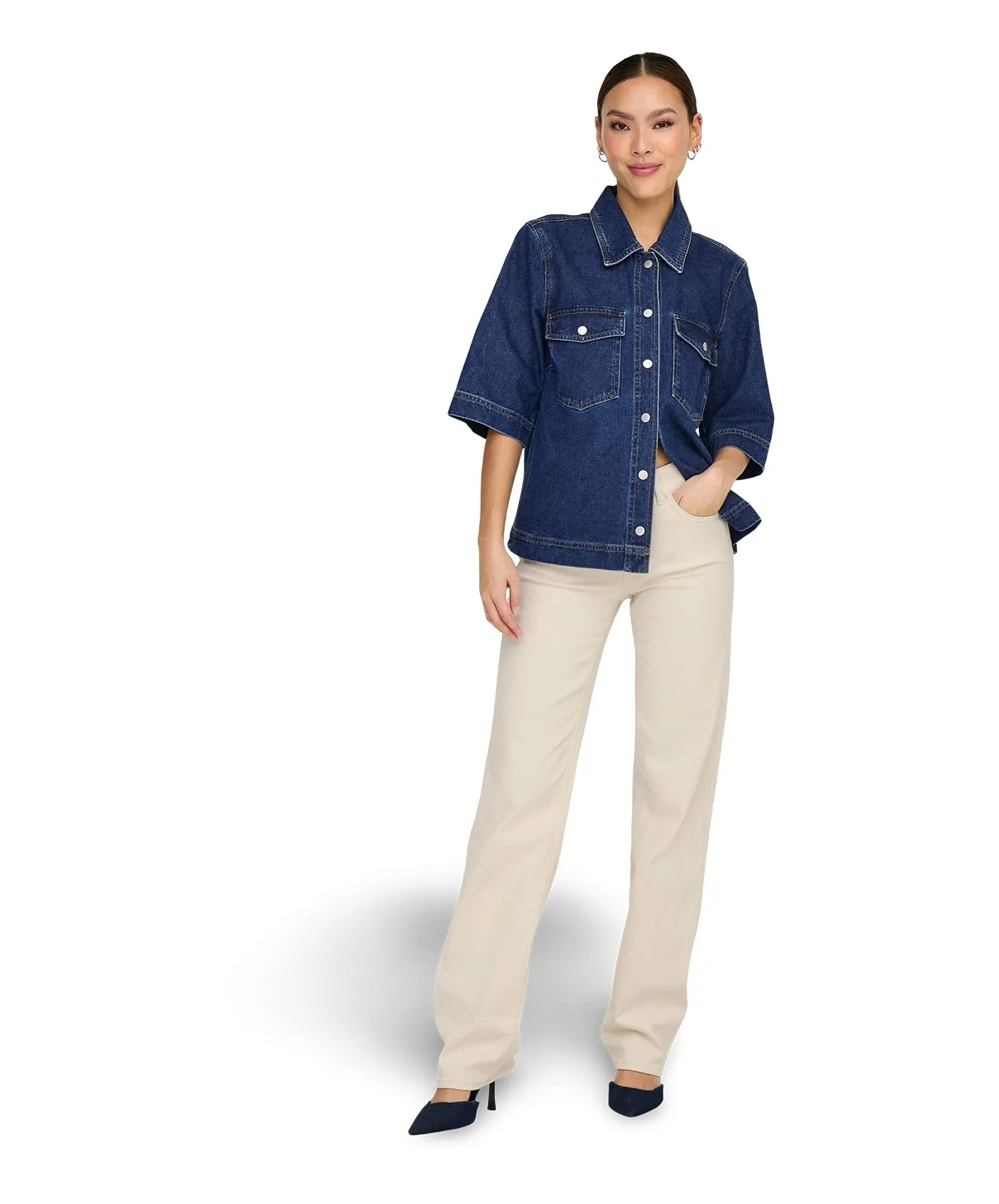 Damen Bluse Belle von Only in Dark Blue