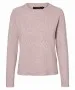 Vero Moda Doffy - Rosa Strickpullover mit Rundhals - Layer Vorne