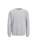 Herren Pullover Star Basic Sweat Crew von Jack & Jones in Light Grey Melange