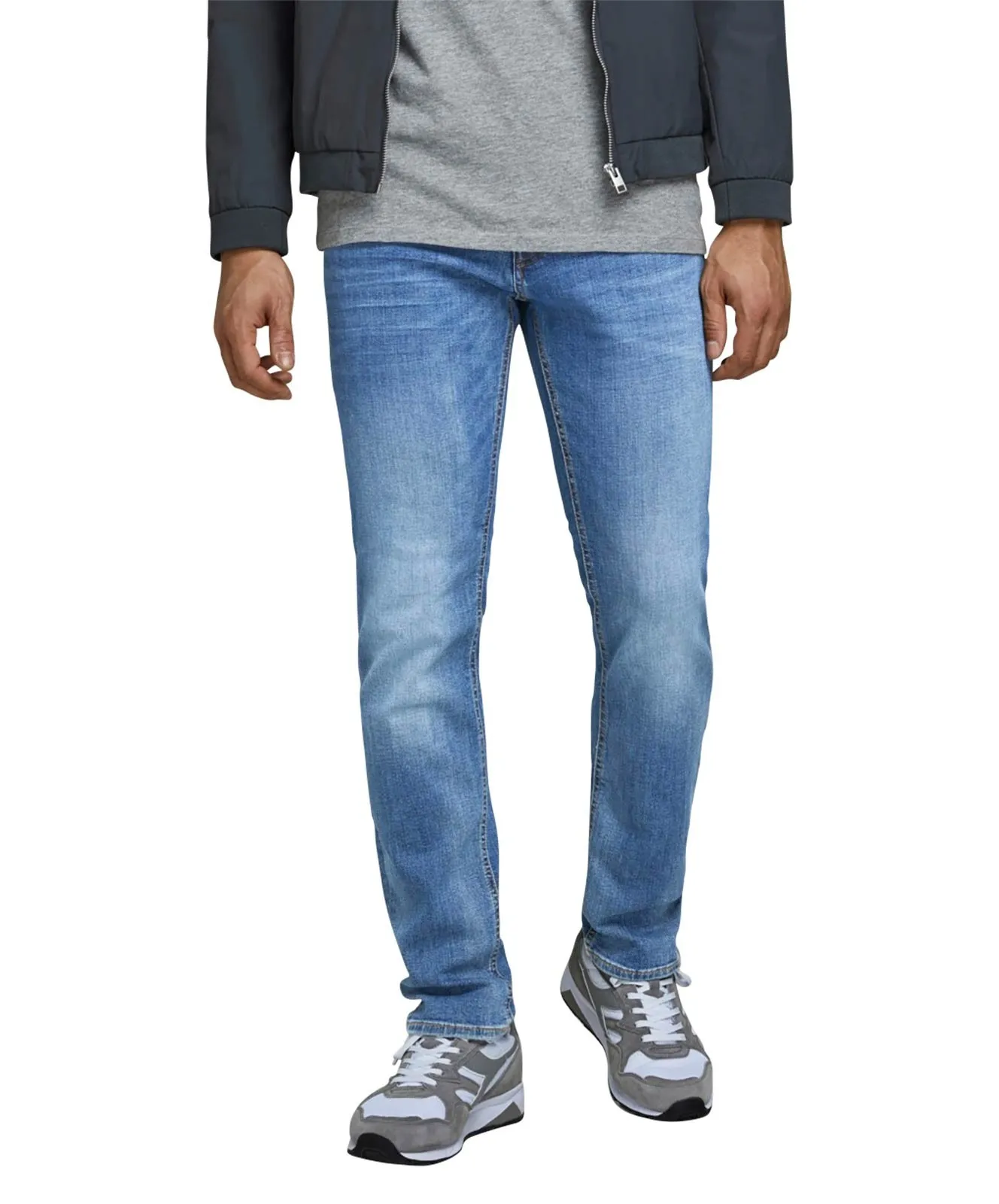 Herren Jeans Tim Original von Jack & Jones in Blue Denim
