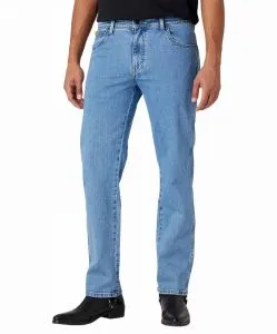 Wrangler Texas Stretch Jeans in hellblauer Waschung