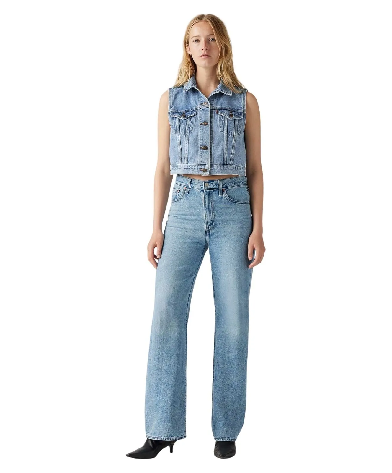 Damen Jeans Ribcage Wide Leg von Levis in Far And Wide