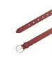 Damen Gürtel 2,5cm Ledergürtel mit Schließe von Mustang in Red