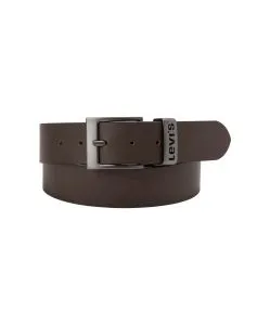 Levis Herren Gürtel Ashland Metal aus glattem Rindsleder in braun