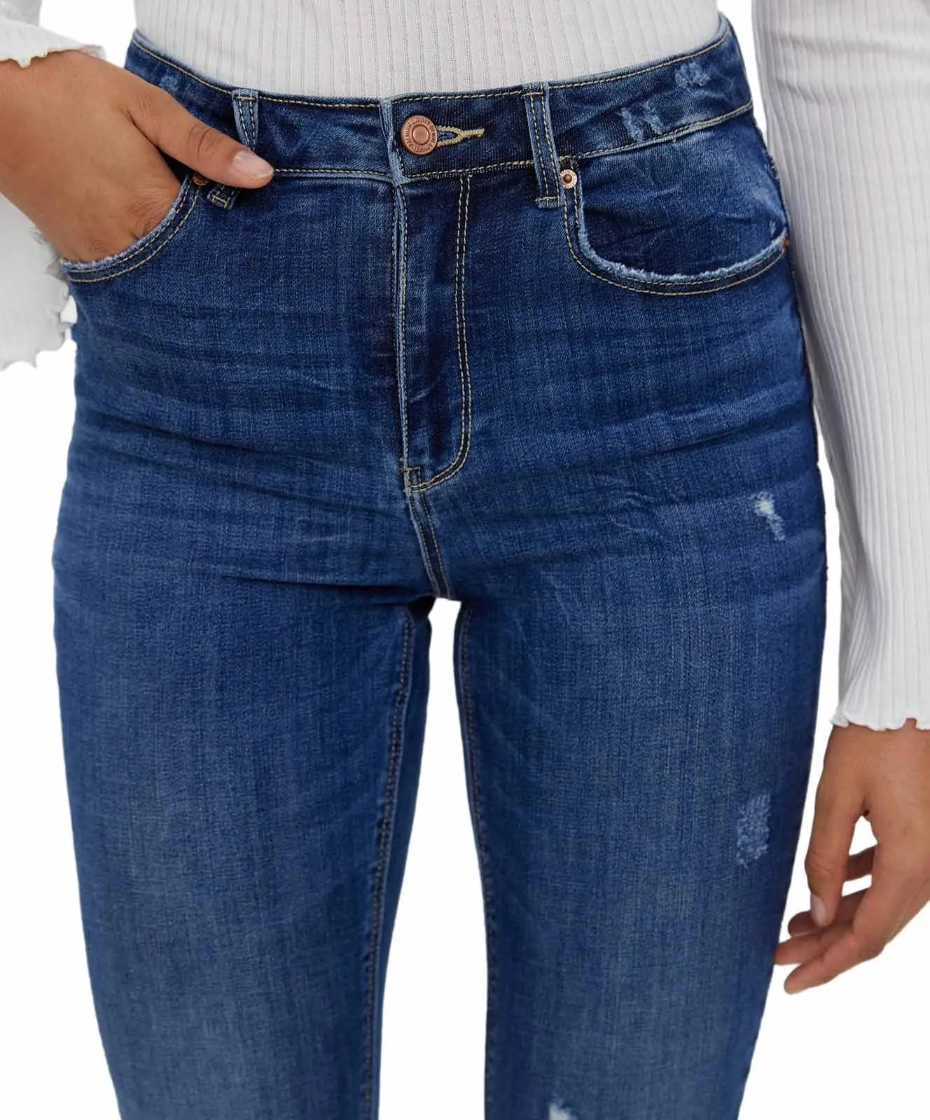 Damen Jeans Sophia von Vero Moda in Medium Blue Denim