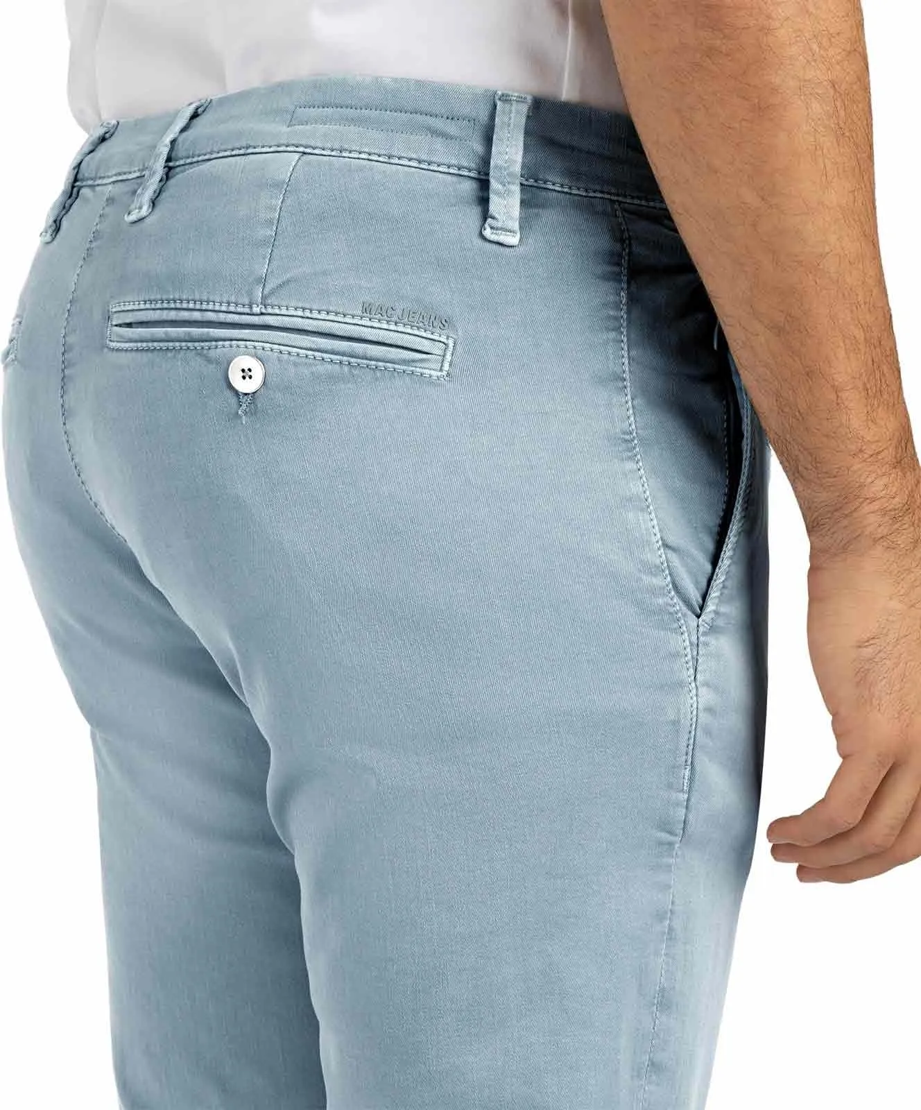 Herren Hose Drivers Pants von MAC in Steel Blue