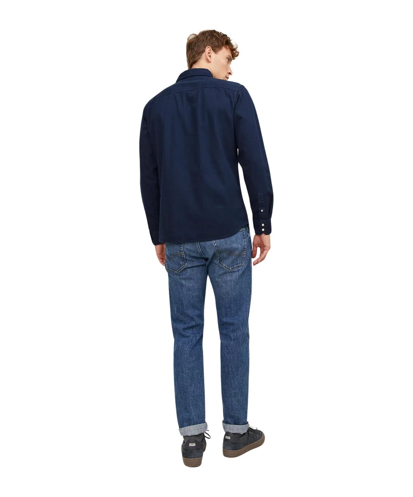 Herren Hemd Heridan Shirt von Jack & Jones in Dark Navy