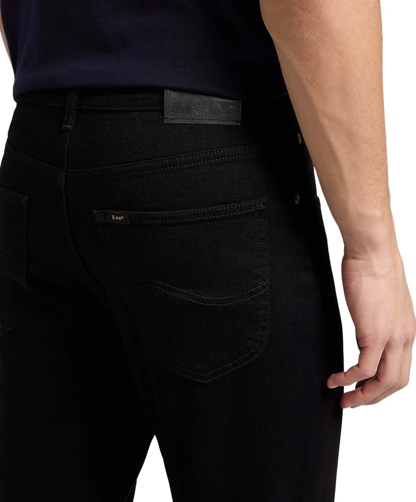 Herren Jeans Brooklyn Straight von Lee in Clean Black