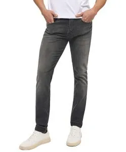 Mustang Frisco Jeans Skinny Fit im schwarzem Bleach Look