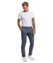 Herren Hose Chino Pants von Cross in Blue Structured
