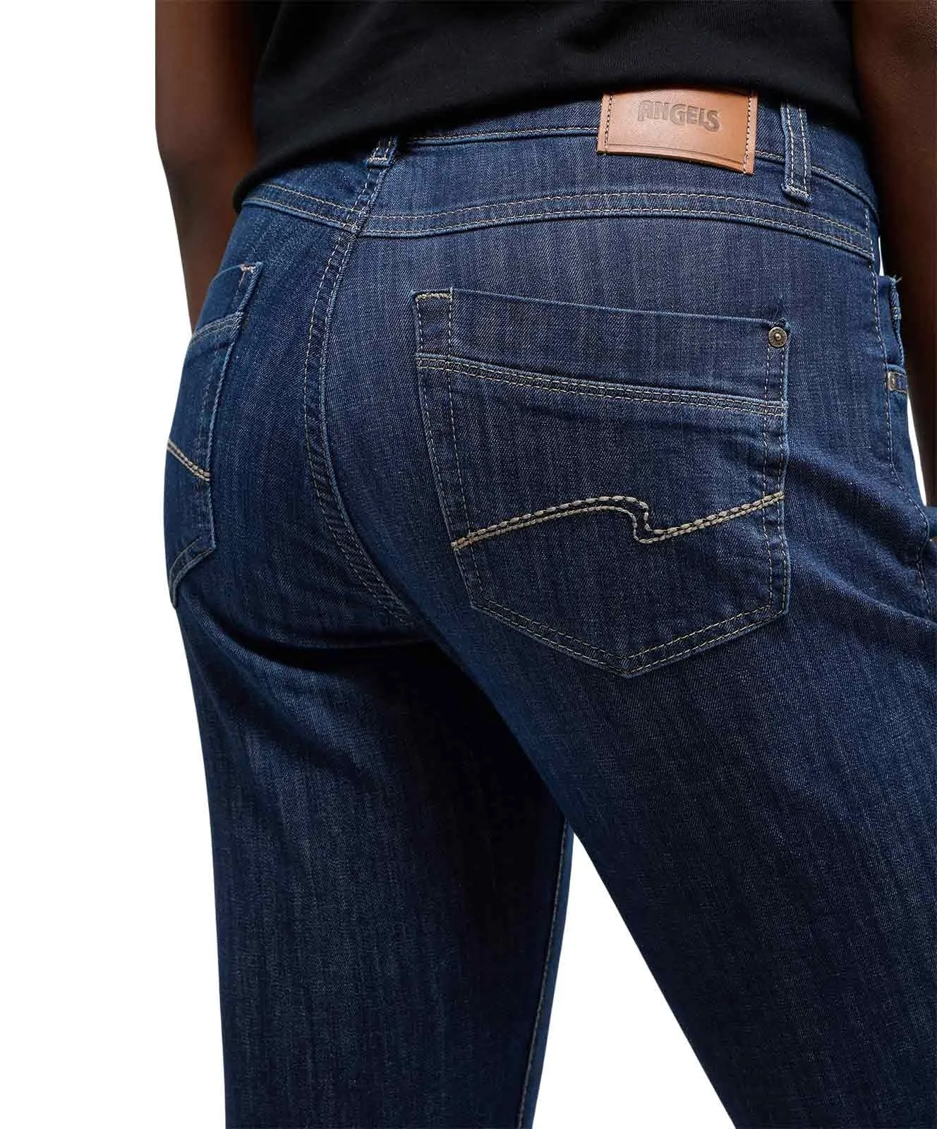 Damen Jeans Dolly von Angels in Dark Indigo Used