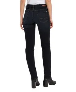 CROSS Jeans Straight Leg Rose in Blue Black Used