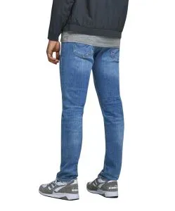 Jack & Jones Jeans Slim Fit Tim in Blue-Denim-Look