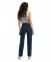 Damen Jeans Ribcage Straight Ankle von Levis in Salsa Dark Stone