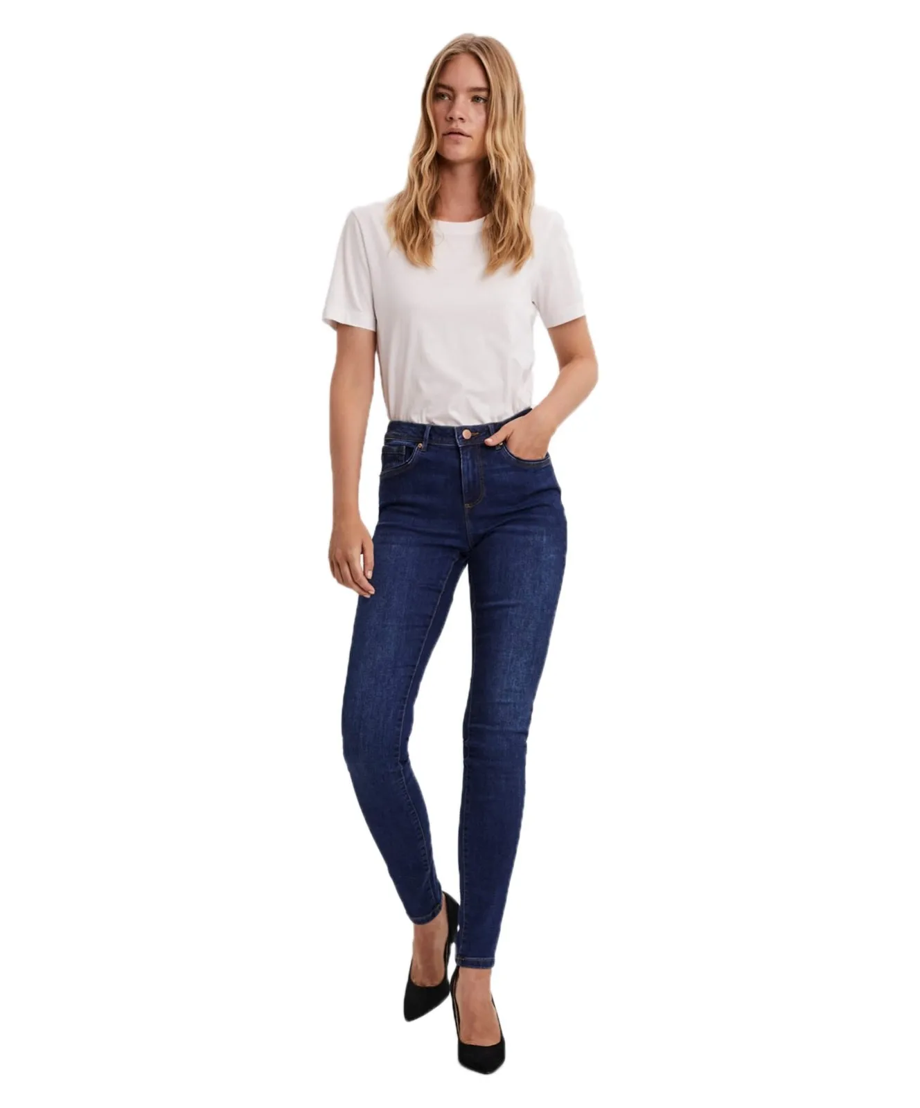 Damen Jeans Tanya von Vero Moda in Dark Blue