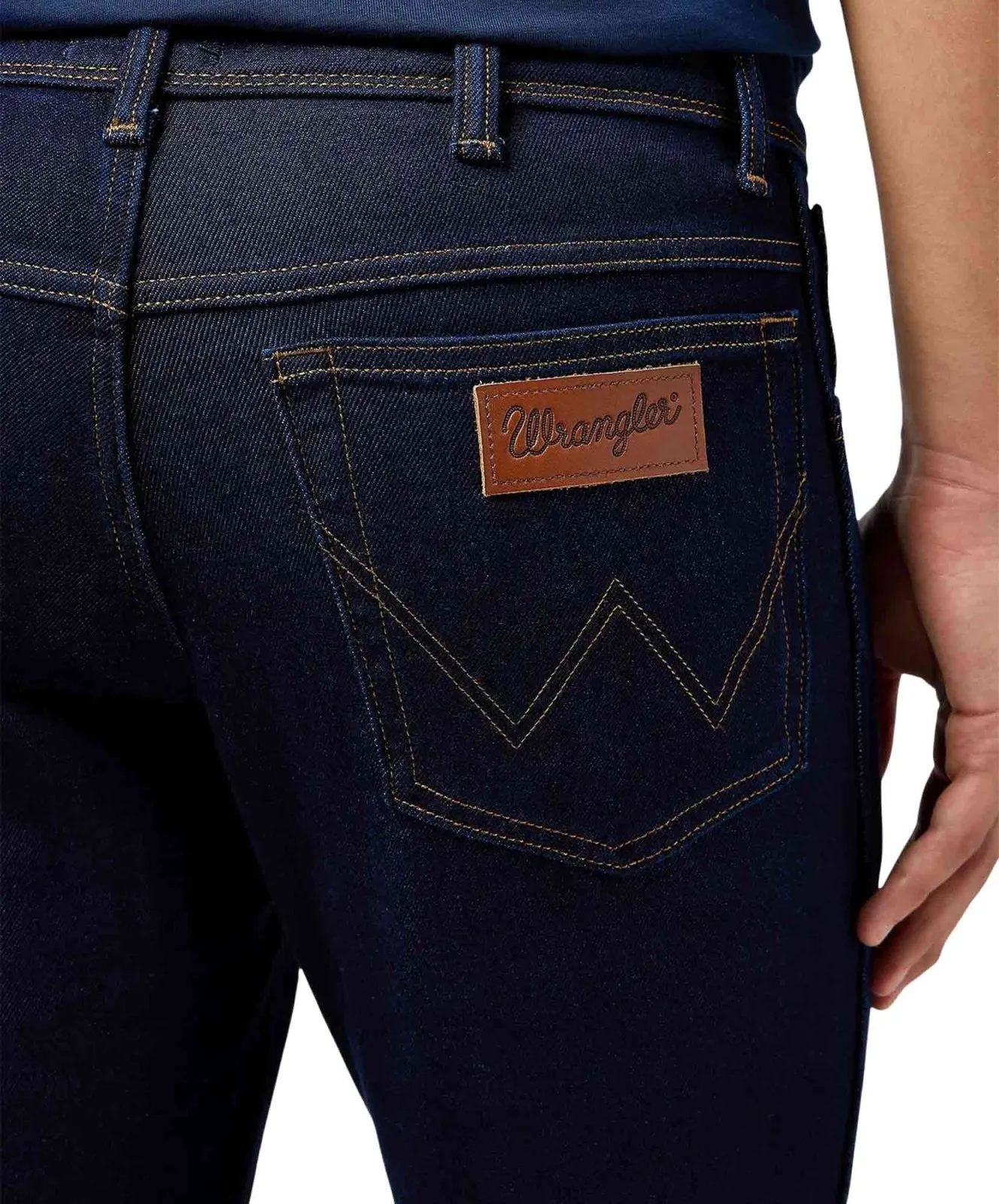 Herren Jeans Texas Slim von Wrangler in Moonlight Rinse