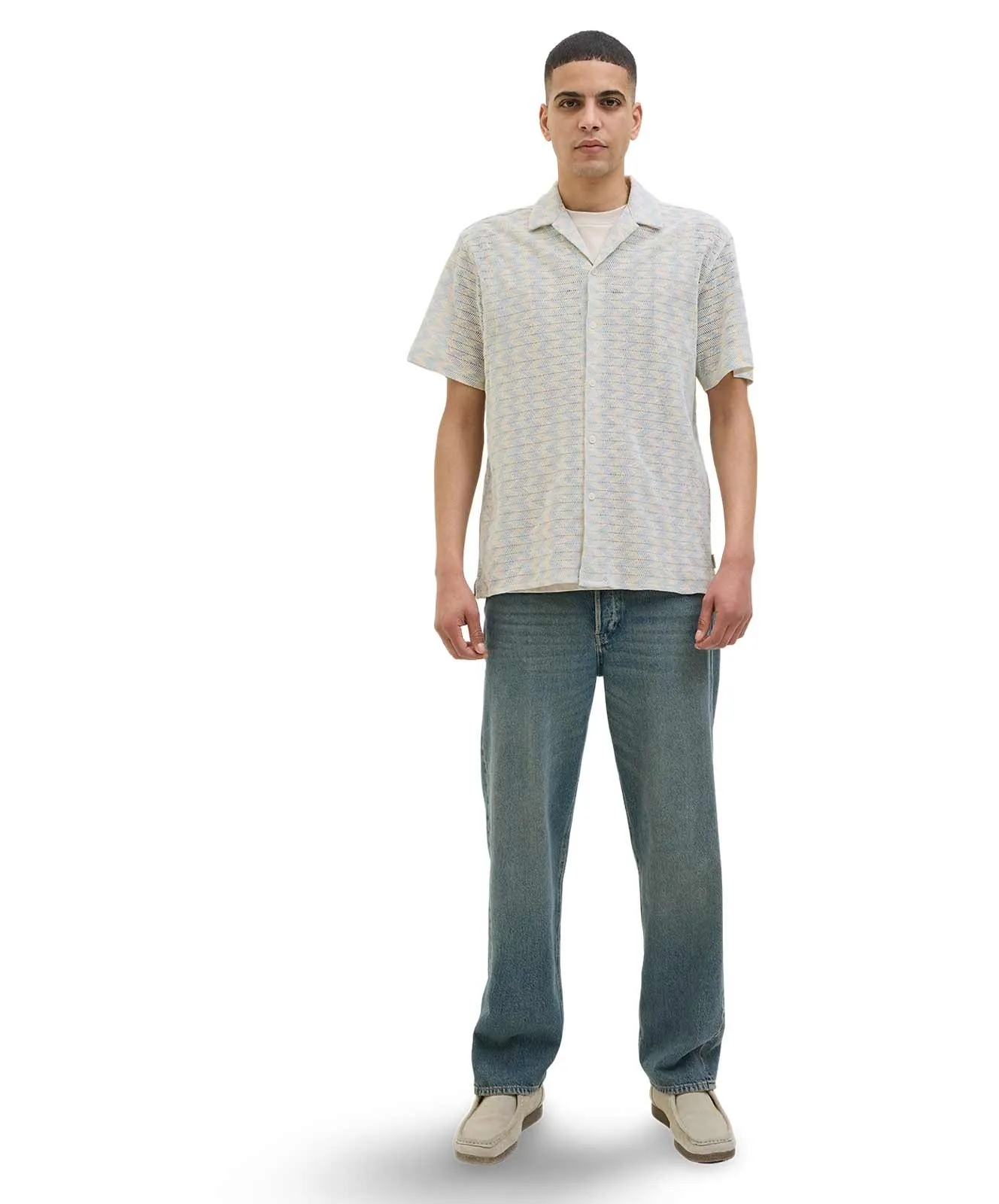 Herren Hemd Summer Luke von Jack & Jones in Skyway
