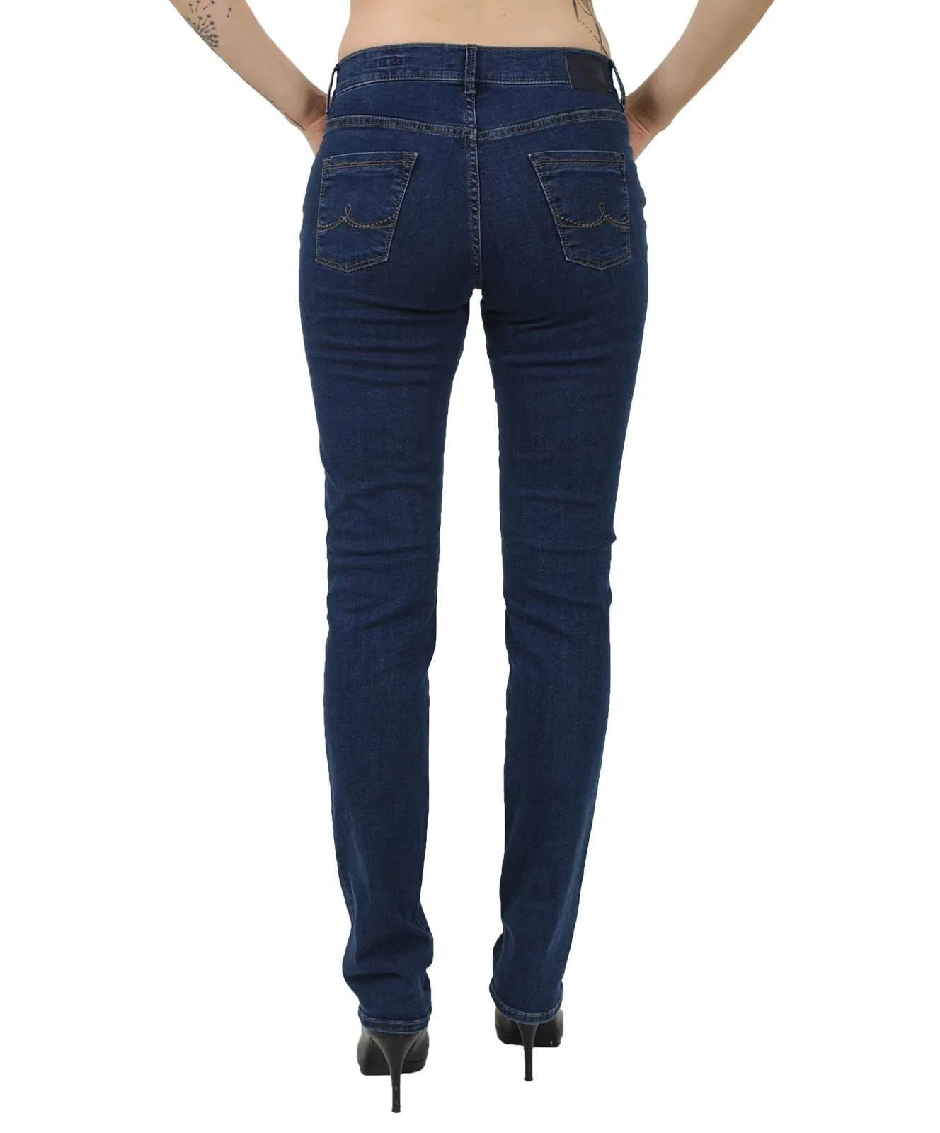 Damen Jeans Kate von Pioneer in Blue Stonewash
