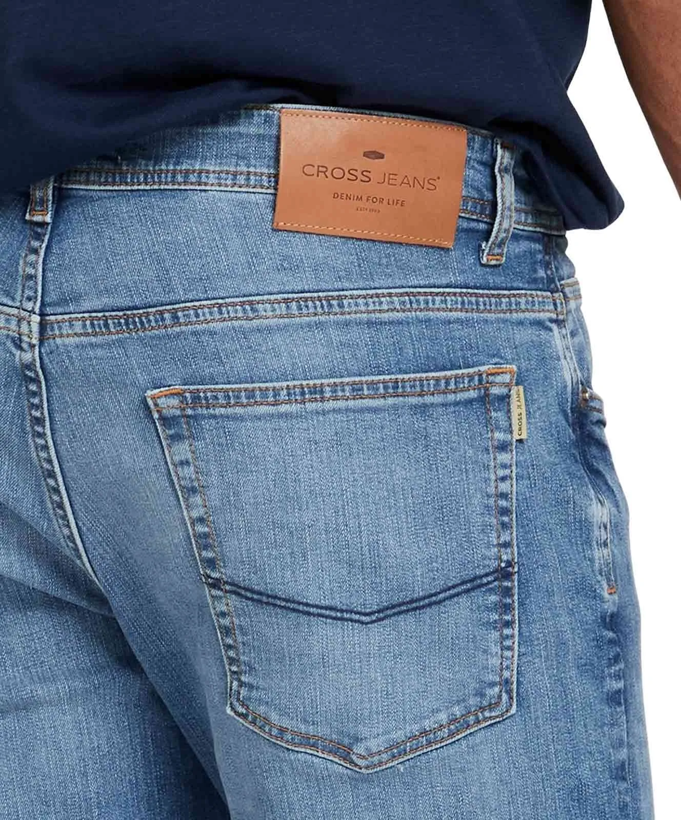 Herren Jeans Dylan von Cross in Light Mid Blue