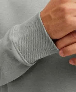 Herren Pullover Star Basic Sweat Crew von Jack & Jones in Ultimate Grey